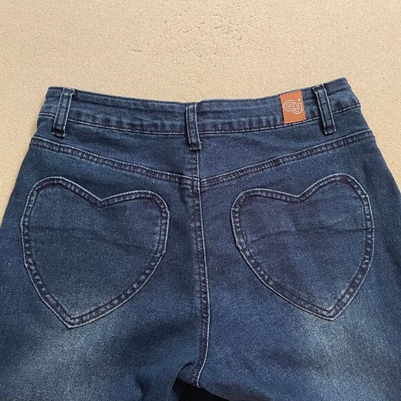 Jeans HEART SHAPED POCKETS front & back,🥳HOST PICK🥳 NWOT, very soft,  29 waist - Picture 7 of 13